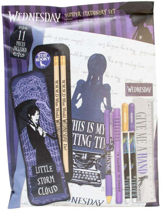 Immagine prodotto Thumbs Up Mercoledì - Set di cancelleria da 11 pezzi (11 x)