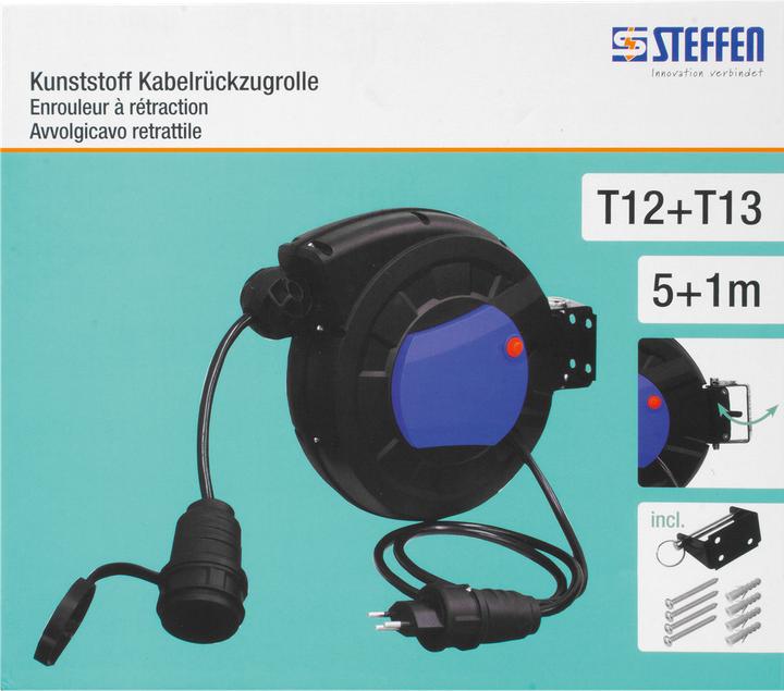 Image du produit Steffen Rouleau de rétraction de câble (5 m, 1.50 mm²² mm)