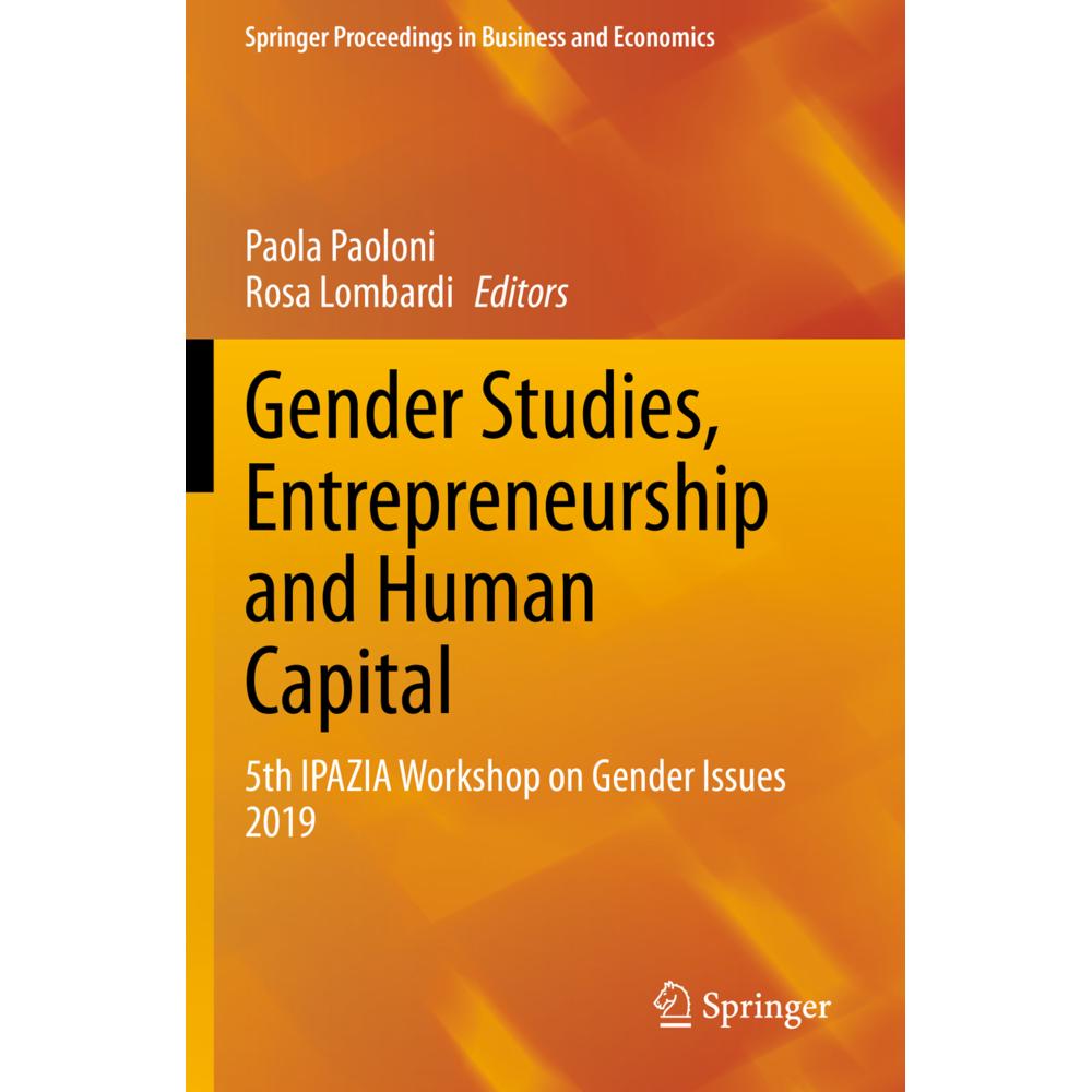 Gender Studies, Entrepreneurship and Human Capital, Fachbücher von Paola Paoloni, Rosa Lombardi