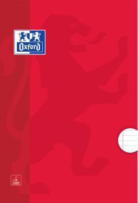 Image du produit Oxford Cahier d'école (A4, À rayures, Couverture rigide)