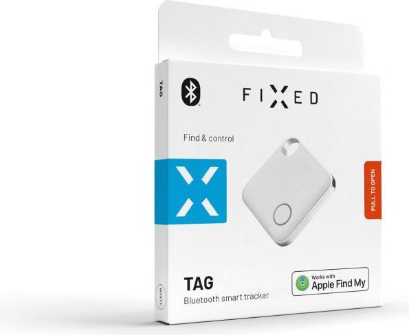 Actual product image Fixed Tag with Find My support, White (iOS)