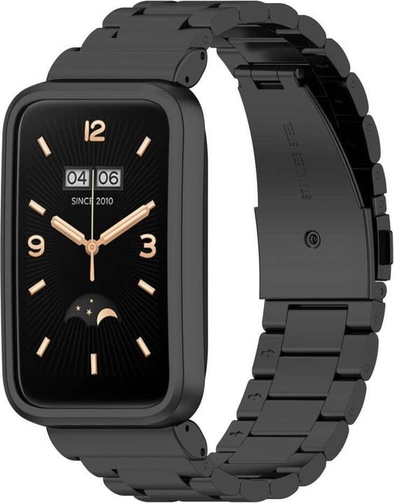 Produktbild Cover-Discount Xiaomi Mi Band 7 Pro - Armband Maschen schwarz (Edelstahl)