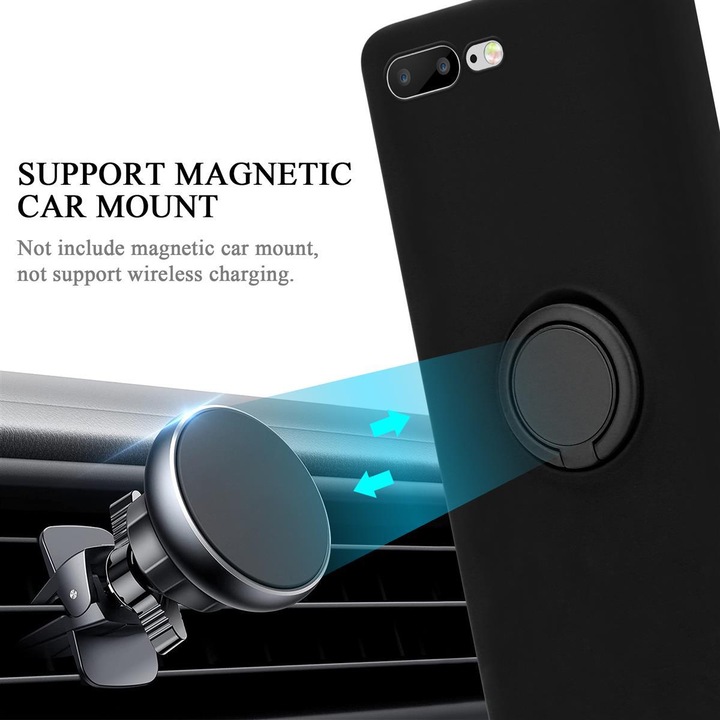 Produktbild Cadorabo TPU Liquid Ring Silicone Case Hülle (Apple iPhone 7 Plus, Apple iPhone 7s Plus)
