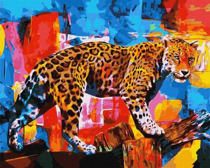 Actual product image Ideyka Malen nach Zahlen - Heller Leopard