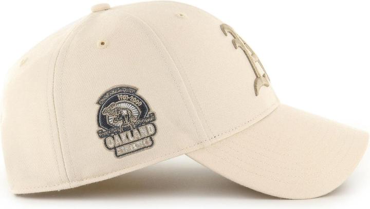 Actual product image 47 Brand Snapback Cap - SURE SHOT Oakland Athletics beige