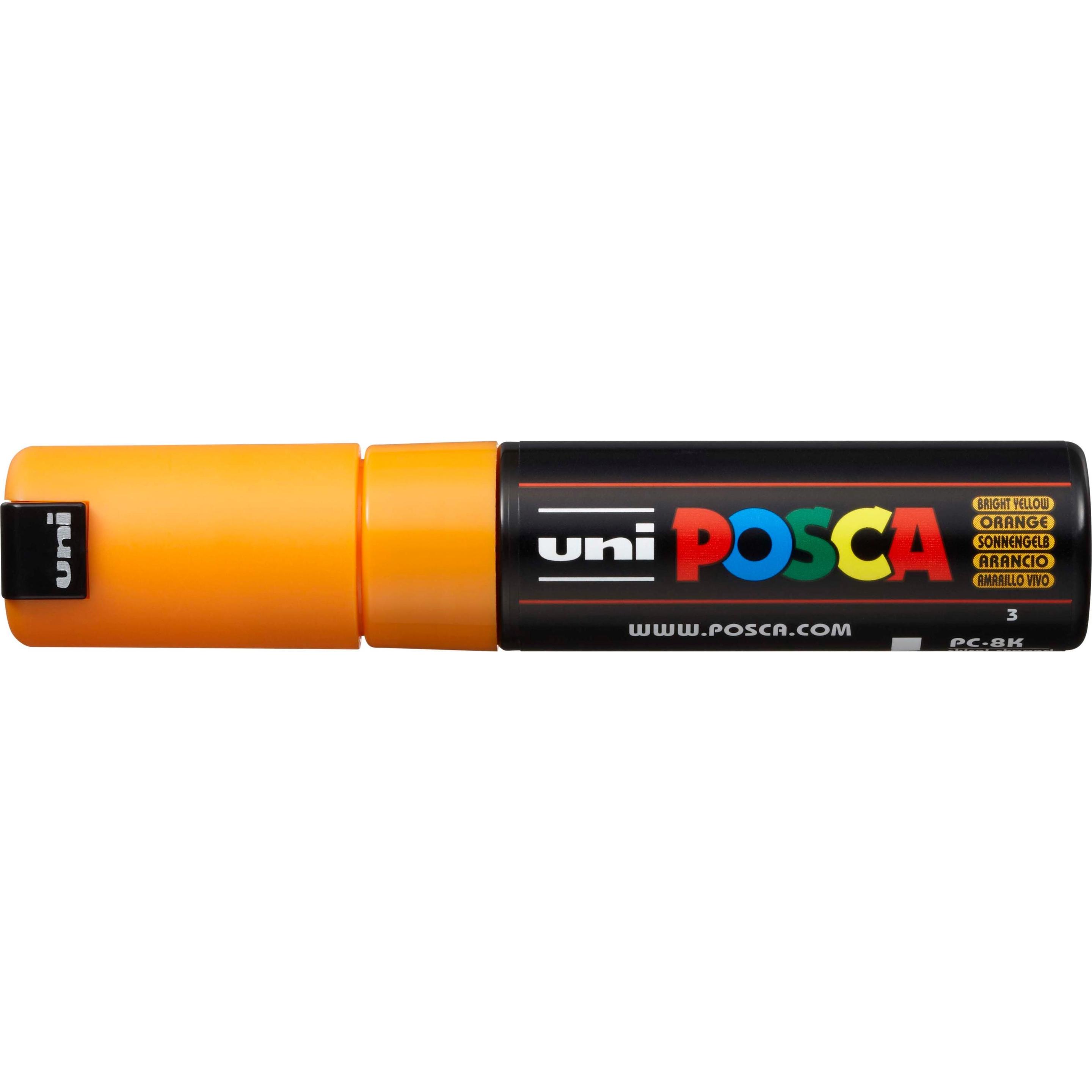 Posca, Marker, Marker PC-8K Keilspitze (Gelb, 8 mm, 1 x)