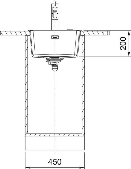 Produktbild Franke 125.0683.232 (Einbauspüle, 40.30 cm, 43.30 cm)