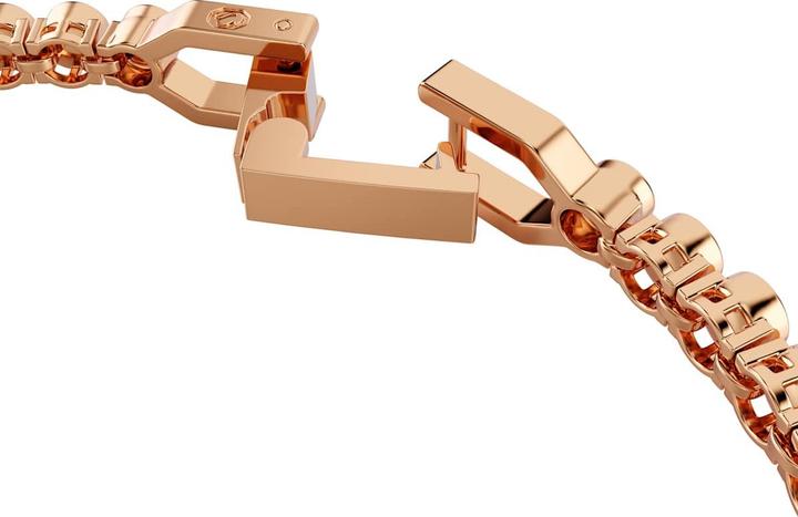 Actual product image Swarovski Imber Emily Tennis Armband Rundschliff Schwarz Roségold Legierungsschicht (18.50 cm, Swarovski Metal)
