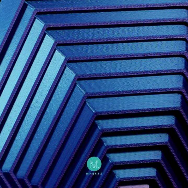 Produktbild Maertz PMMA-1021-004 PMMA-1021-004 Filament PLA-Seide Seidig glänzend 1.75 mm 10 (PLA, 1.75 mm, 1000 g, Violett, Blau)