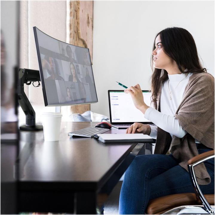 Actual product image Ergotron HX Monitor Arm with patented CF technology (Table, 49")