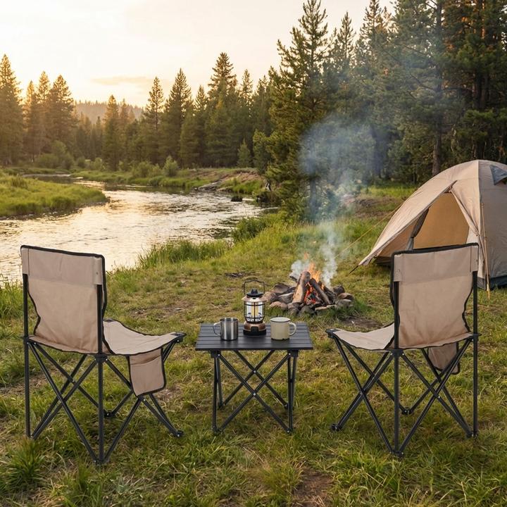 Produktbild Redcliffs Campingstuhl- und Tischset, klappbar