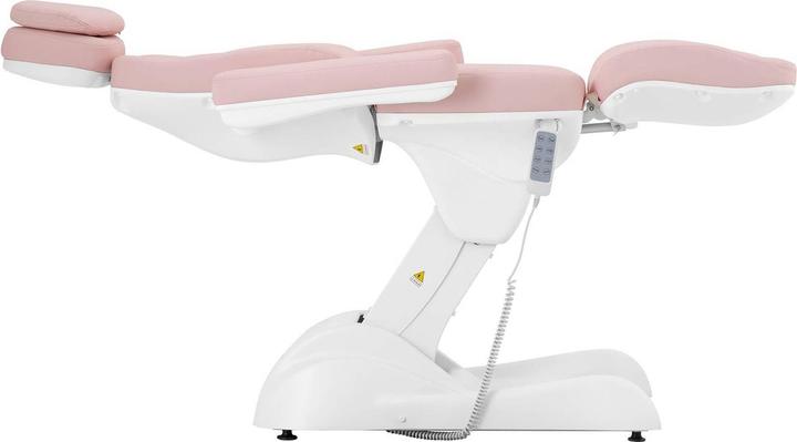 Produktbild Physa Kosmetikliege Behandlungsliege Kosmetikstuhl 62,5 - 89,5 cm 150 kg rosa/weiss