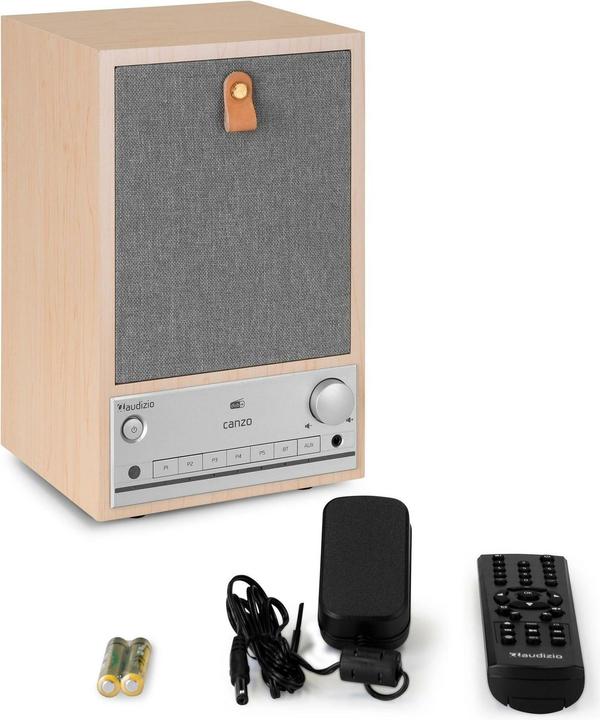 Immagine prodotto Audizio Internetradio - Canzo - FM & DAB radio - Bluetooth - Afneembaar frontpaneel - (DAB, FM, Web radio, Bluetooth, WiFi)