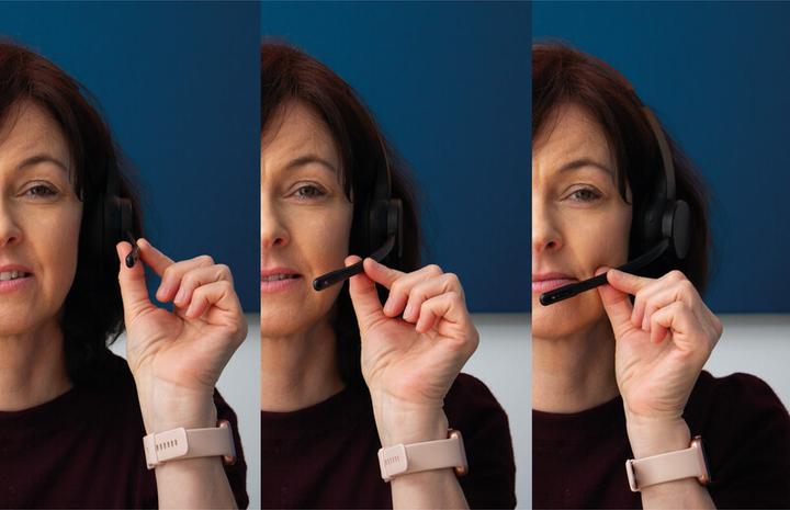 Actual product image Q-Connect Headset mit Mikrofon Stereo kabellos (Wireless, USB-A)