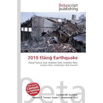 2010 Elâz - Earthquake, Fachbücher