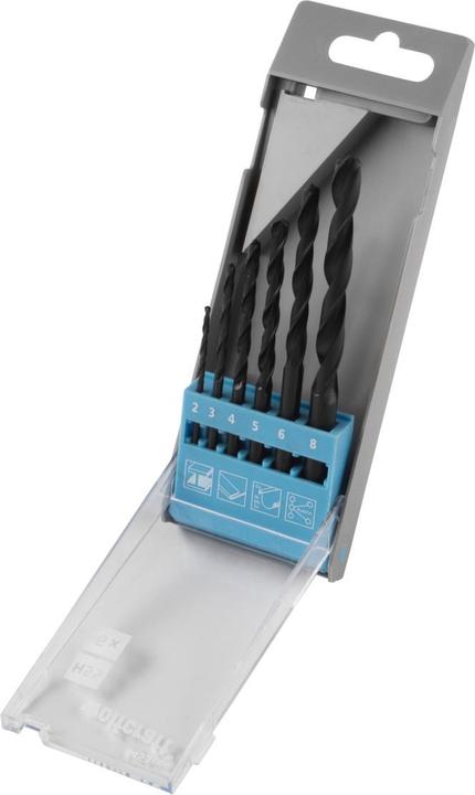 Produktbild wolfcraft 1 Metallbohrer-Set HSS R, 6-tlg. ø2-8mm (2 - 8 Millimeter)