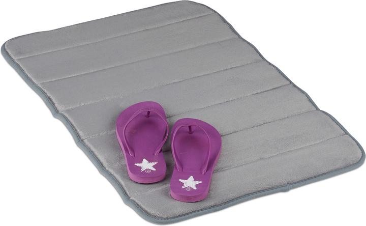 Relaxdays Badematte Memoryschaum (74 x 49 cm)