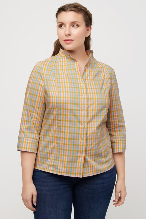 Actual product image Ulla Popken Country Style Plaid Blouse (46, 48)