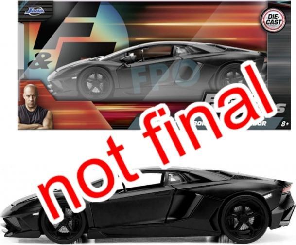 Actual product image Jada Fast&Furious Lamborghini Aventador 1:24