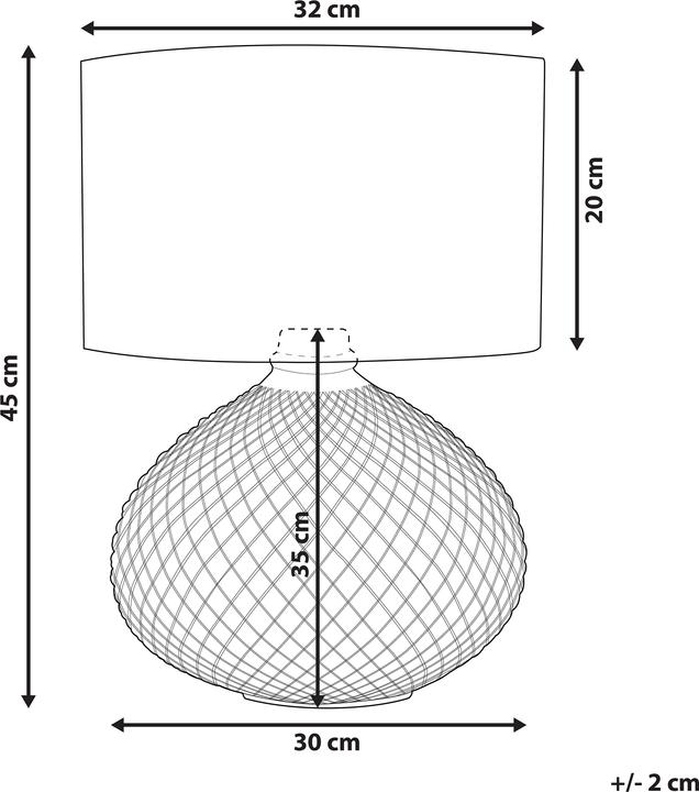 Produktbild Beliani Tischleuchte (E14)