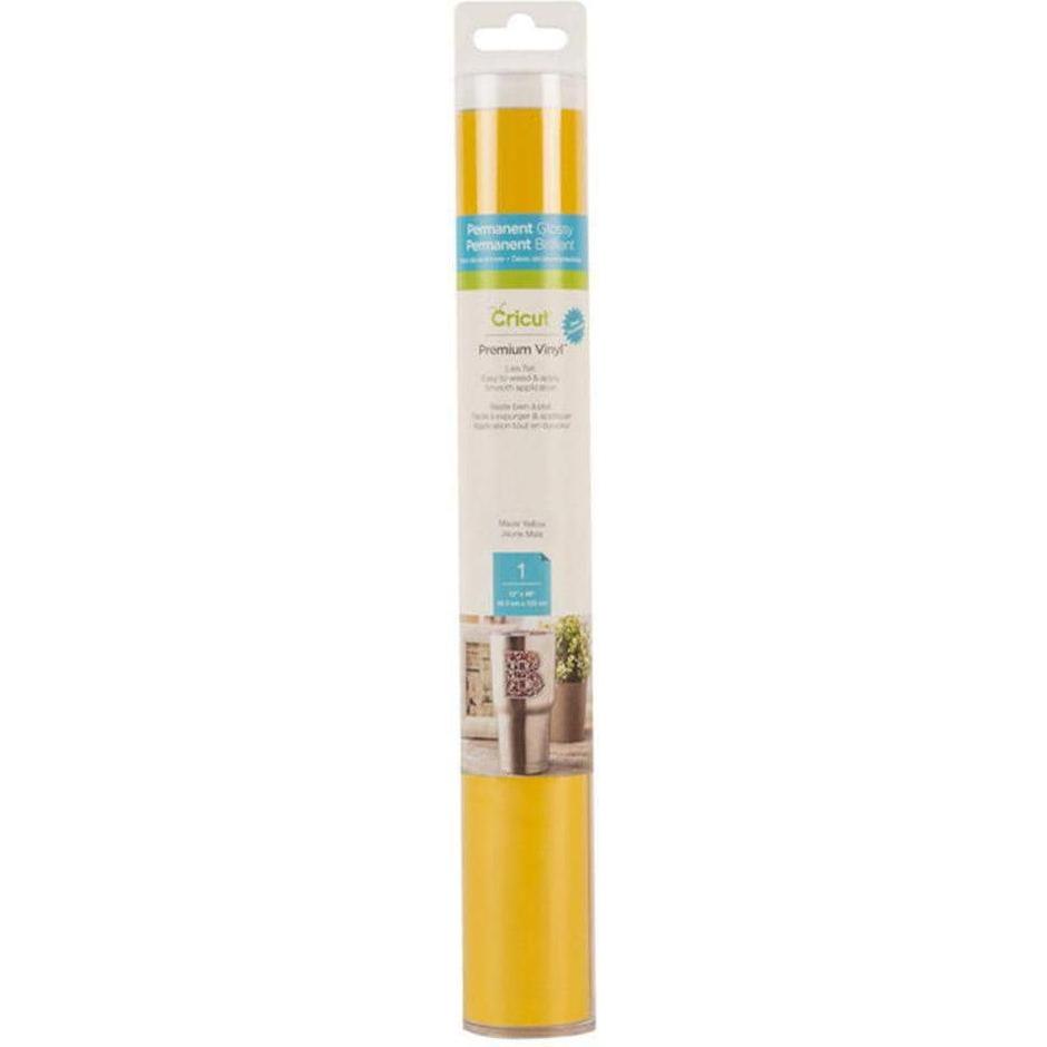 Cricut Vinylfolie Premium Permanent 30.5 x 122 cm Gelb