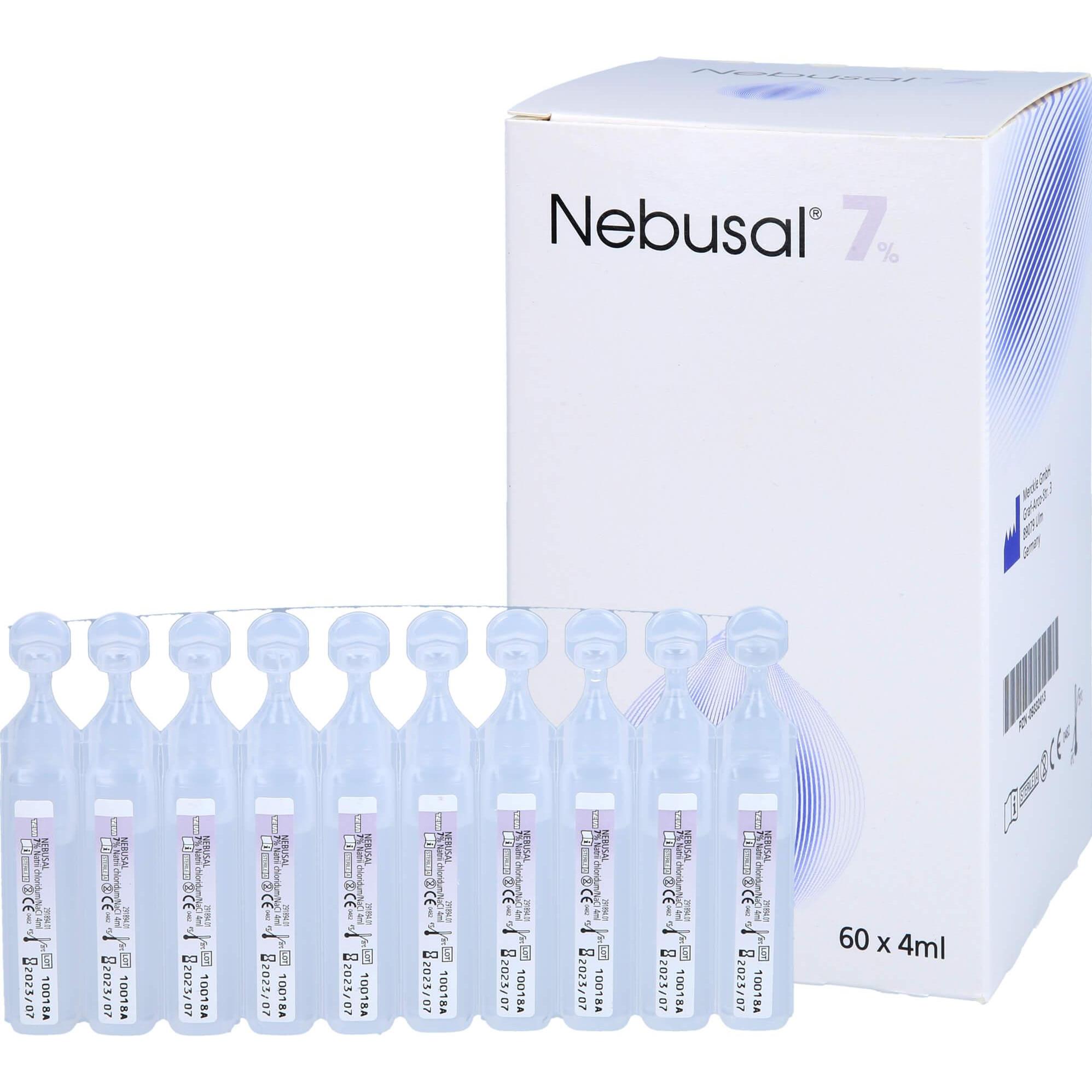 Teva, Inhalator, Nebusal 7 %, 60X4 ml INL