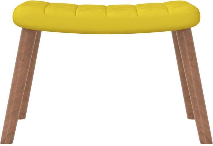 Actual product image vidaXL Schaukelstuhl mit Hocker
