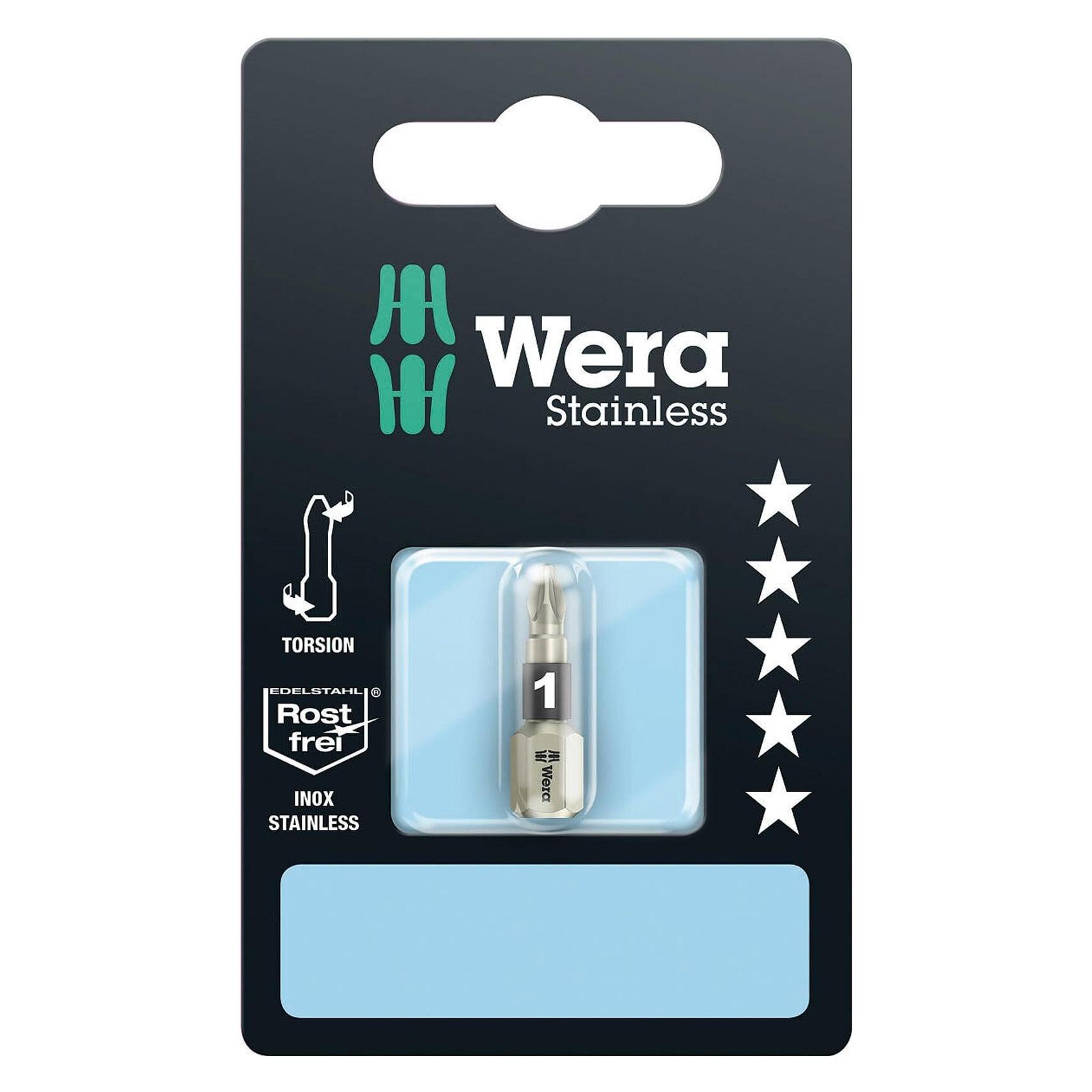 Wera, Bits, 3855/1 TS PZ 1 x 25 mm SB (Kreuz Pozidriv PZ)