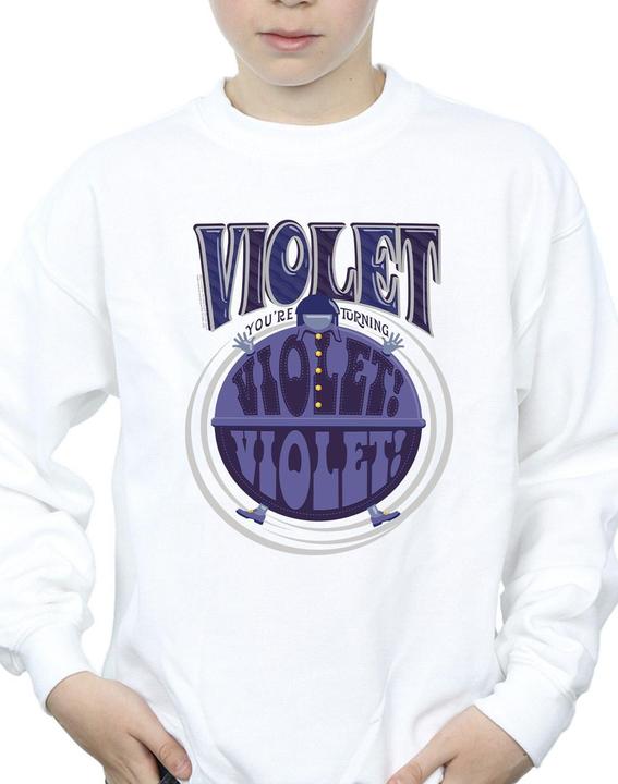 Produktbild Willy Wonka & the Chocolate Factory Violet Turning Violet Sweatshirt Jungen (140, 146)