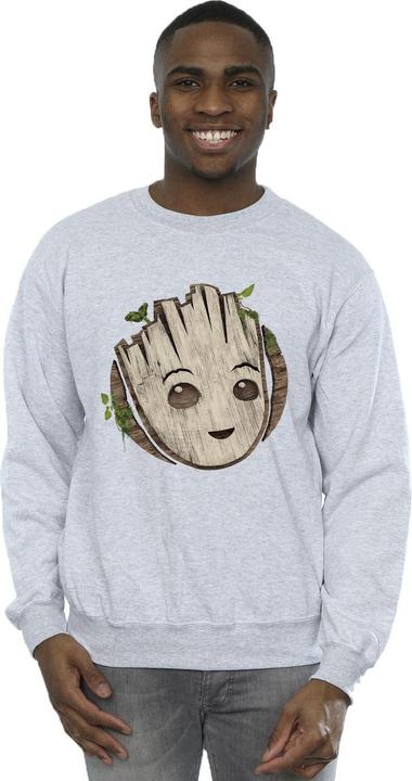 Produktbild I Am Groot Wooden Head Sweatshirt (3XL)