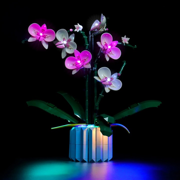 Produktbild BrickBling LED Licht Set für LEGO Orchidee V2