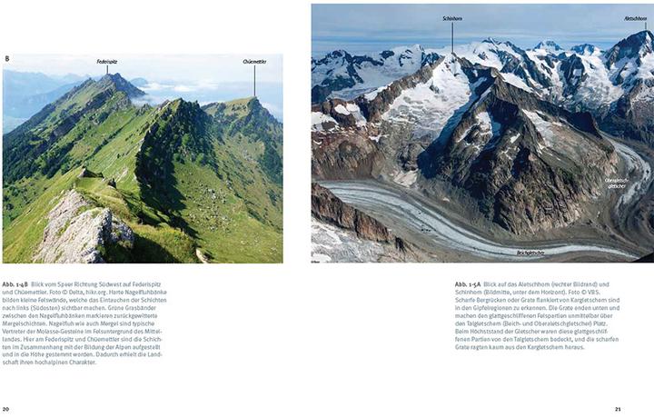 Actual product image Landschaften und Geologie der Schweiz (German, Andreas Baumeler, O. Adrian Pfiffner, 2024)