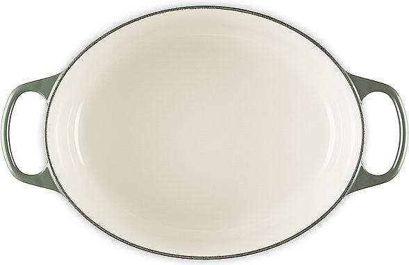 Productafbeelding Le Creuset Signature Braadpan Ovaal, 31cm thyme (Braadpan + kasserol, Gietijzer)