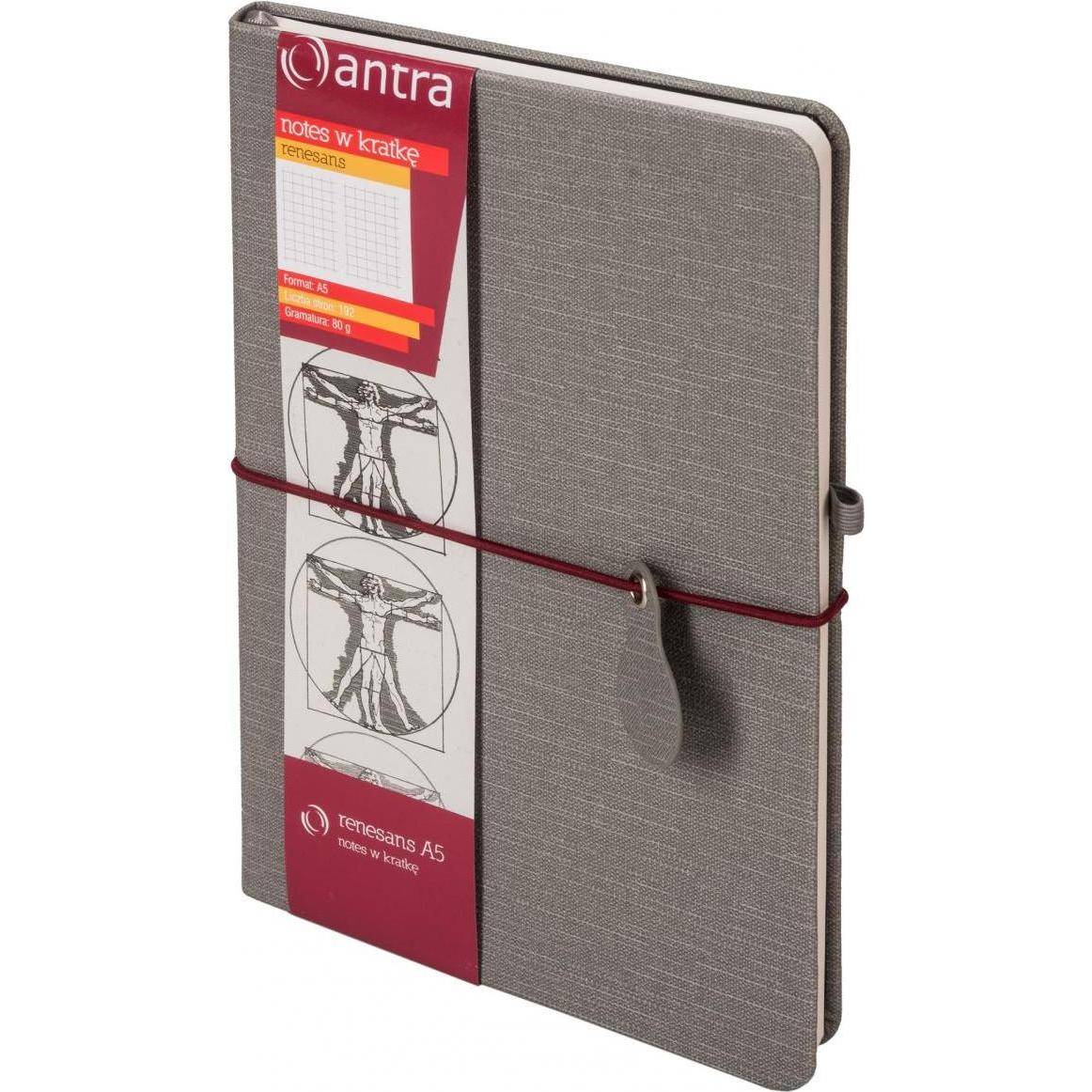 Antrax, Quaderni + Bloc notes, Note A5 Kratka Renesans (244312) (A5, Quadretti, Copertina rigida)