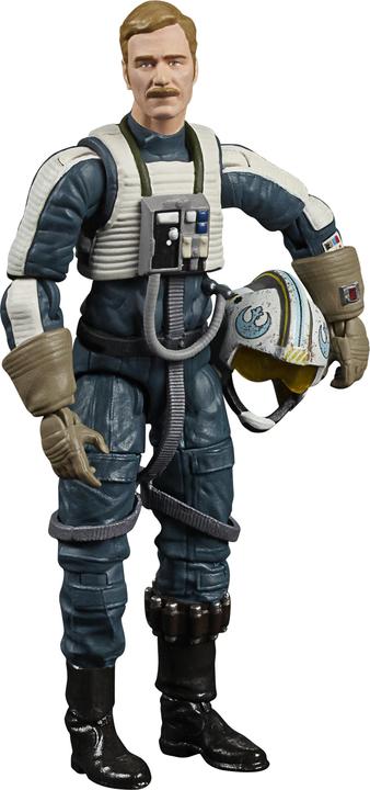 Actual product image Hasbro Star Wars Rogue One The Vintage Collection Antoc Merrick's X-Wing Fighter Vehicle with Figure