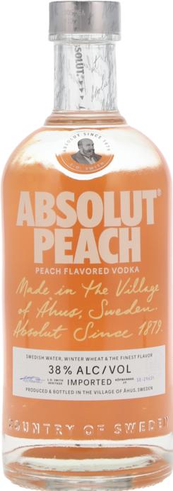 Actual product image Absolut Peach 38% Vol. 0,7l (1 x 70 cl)