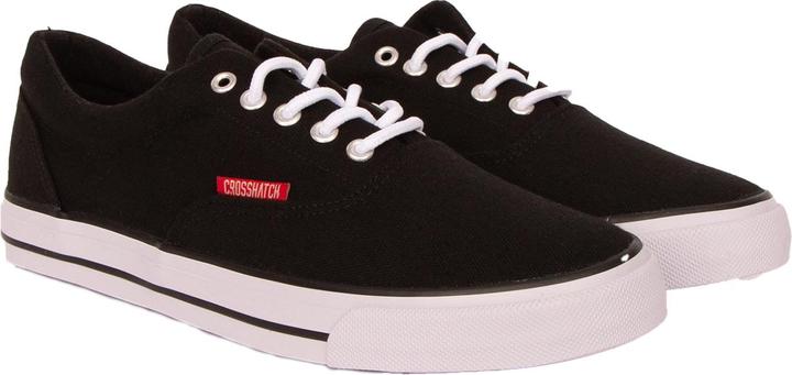 Actual product image Crosshatch Mens Skywalk Canvas Trainers (44.5)