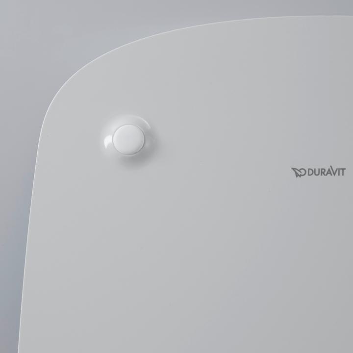 Actual product image Duravit WC seat DURASTYLE without soft-closing mechanism white