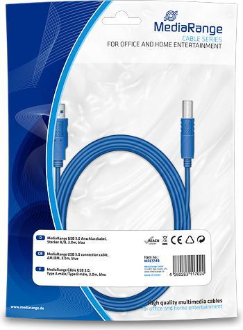 Actual product image MediaRange AM/BM, USB 3.0 (3 m, USB 3.2 Gen 1, 5 W)
