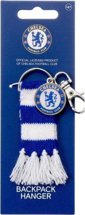 Actual product image Chelsea FC Stripe Crest Keyring
