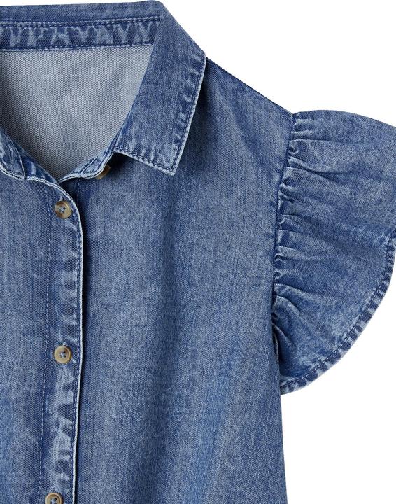 Produktbild Vertbaudet Mädchen Jeansbluse zum Binden (92)