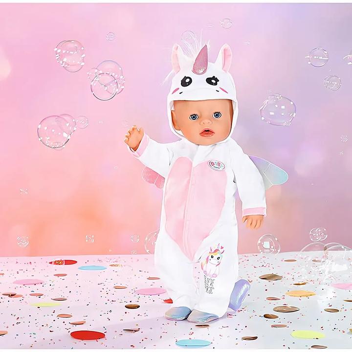 Produktbild Zapf Creation Baby Born Einhorn Kuschelanzug