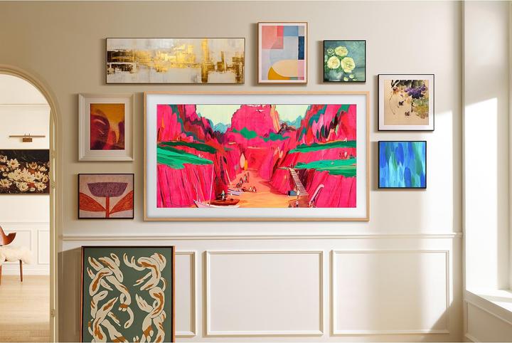 Image du produit Samsung TV GQ85LS03FWUXZG (85", The Frame Pro, QLED, 4K, 2025)