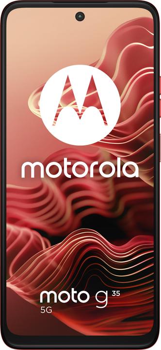 Actual product image Motorola Moto G35 (128 GB, Guava Red, 6.73", Dual SIM, 5G)
