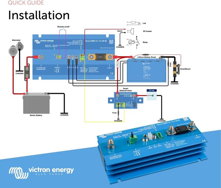 Immagine prodotto Victron Energy Smart BMS CL 12-100 (Victron Smart Lithium)