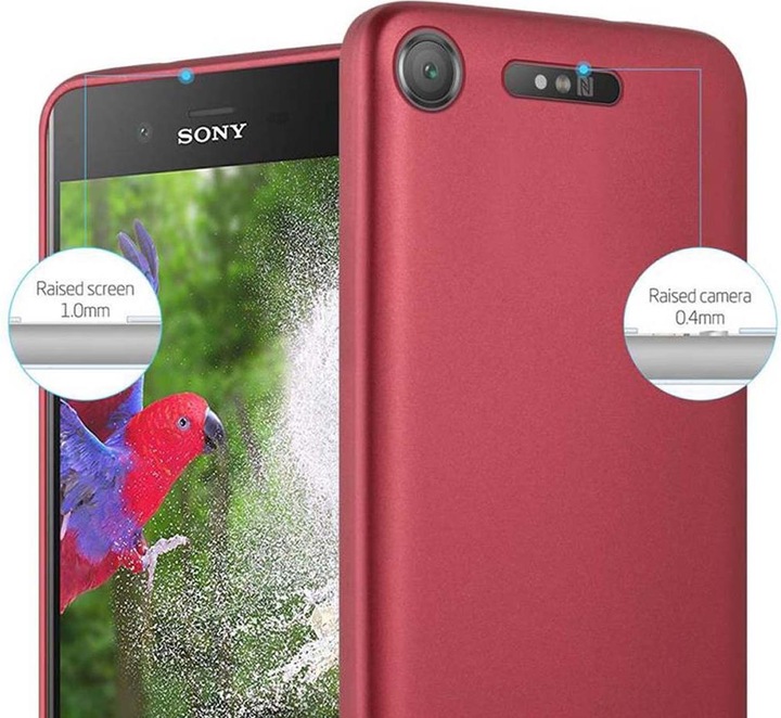Produktbild Cadorabo TPU Matt Metallic Cover (Sony Xperia XZ1)