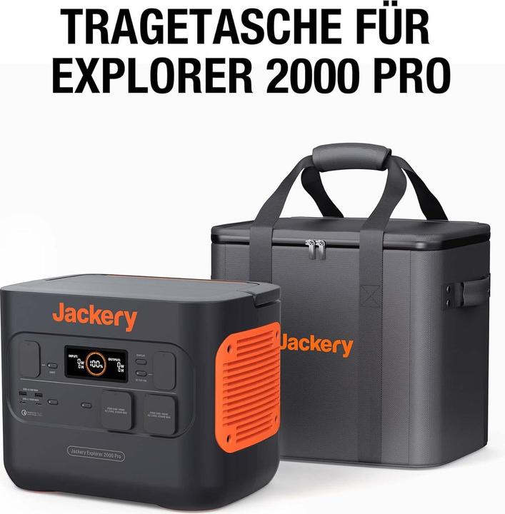Actual product image Jackery Carrying bag for Explorer 2000 PRO
