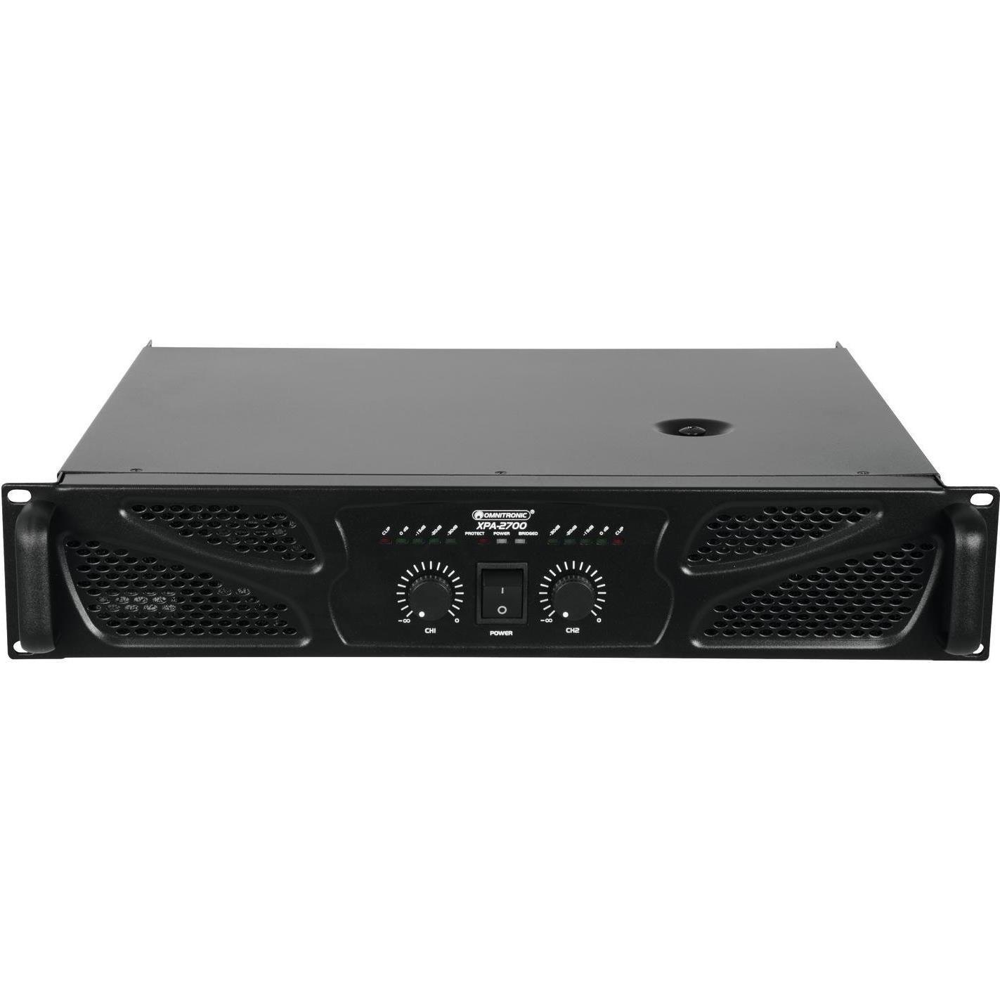 Omnitronic Xpa-2700 (Vorverstärker), Effektgerät, Schwarz