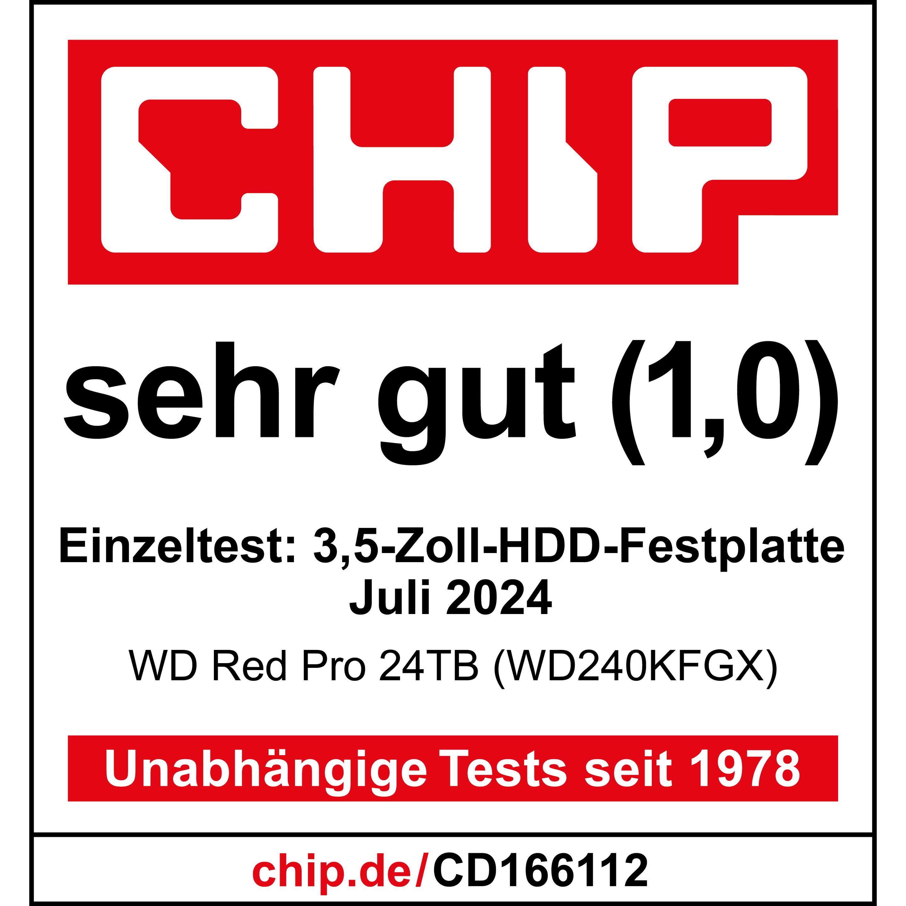 Thumbnail - WD Red Pro (24 TB, 3.5", CMR), Festplatte