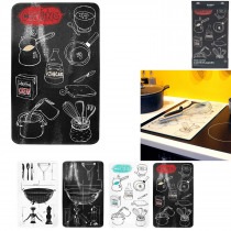 Cook Concept Abdeckung Glasplatte 52x30cm, 4-fach sortiert